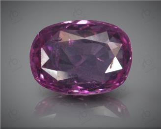 NATURAL UNHEATED UNTREATED PINK SAPPHIRE (MANAK) CERTIFIED 2.12 carats (DIN 83886 )